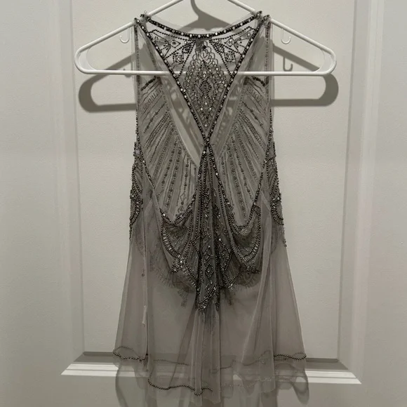 Beaded/jeweled detailed blouse - Picture 3 of 5